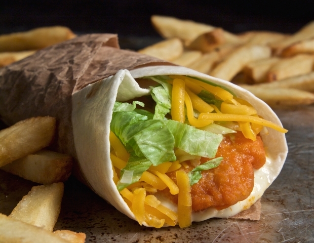 Combo #8 - Single Chicken Finger Wrap